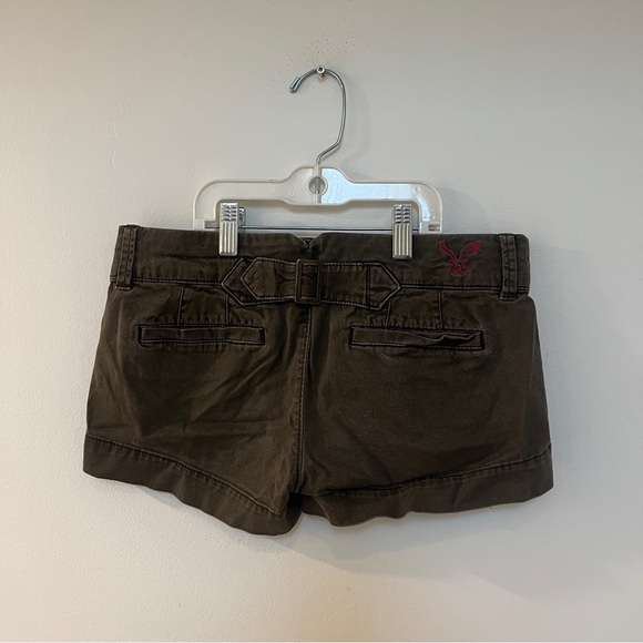 🐻🩳American Eagle - Brown Short Shorts - Size 0 - Picture 7 of 10